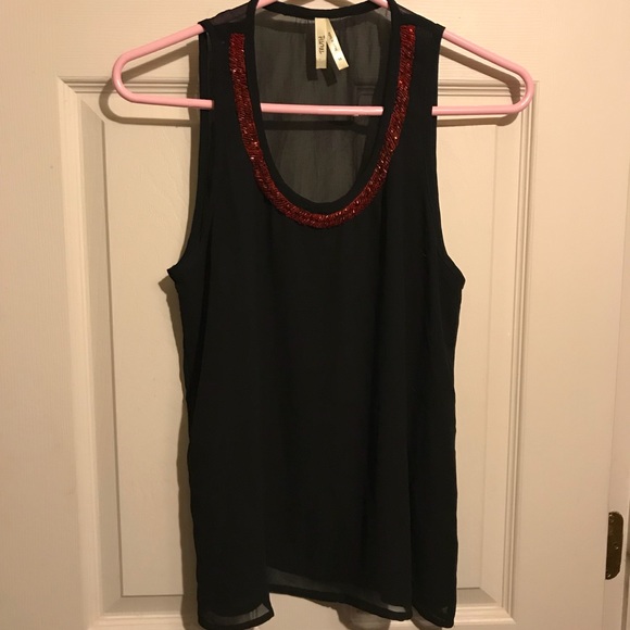 Sheer sleeveless blouse by TRUTH NYC - Picture 1 of 4